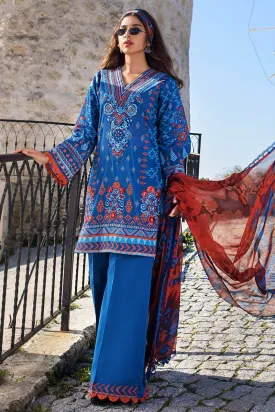 Tahra by Zainab Chottani Unstitched Lawn Collection'2021-10-B-Rustic Glam