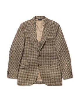 TAN BROWN CHECK SPORT COAT