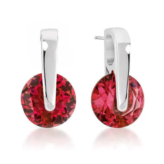 Tandy Ruby Elegance Stud Earrings