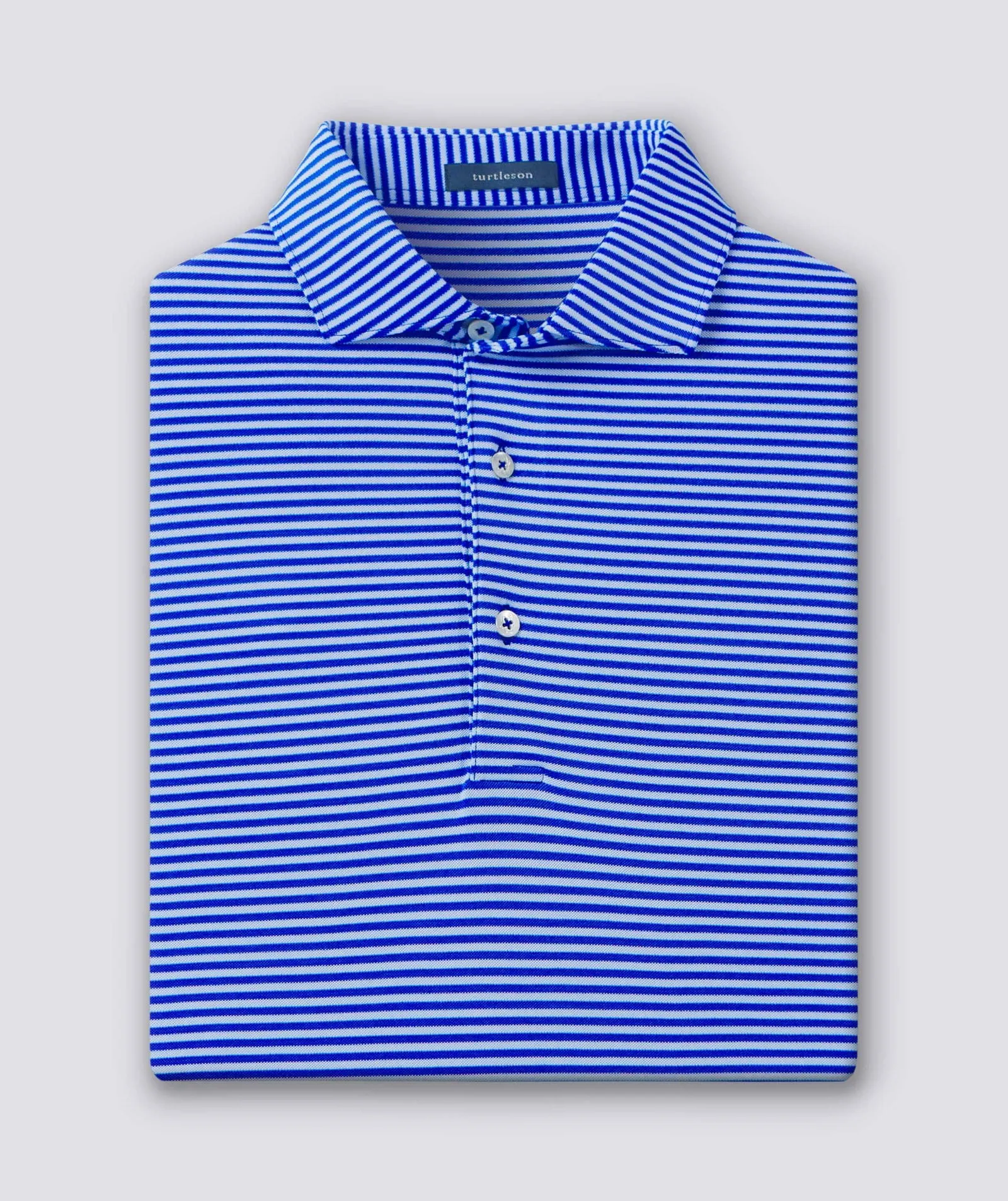 Tanner Stripe Performance Polo - Closeout