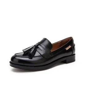 Tassel Style Genuine Leather Loafers