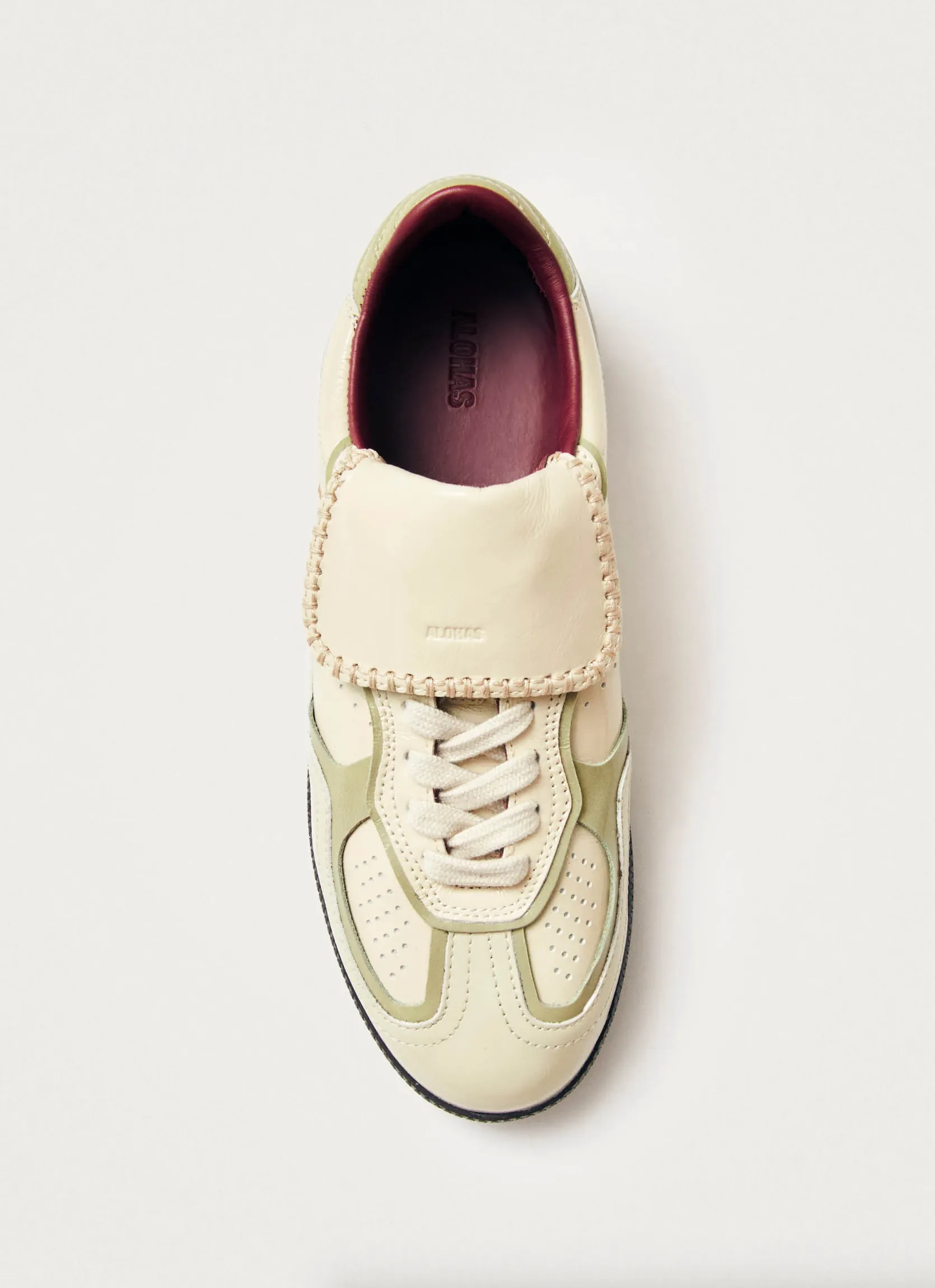 Tb. 490 Club Onix Cream Leather Sneakers