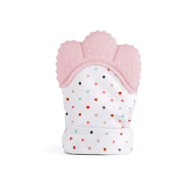 Teething Mitten Glove Rose Quartz