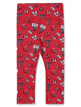 Texas Tech Zoozatz Infant All Over leggings