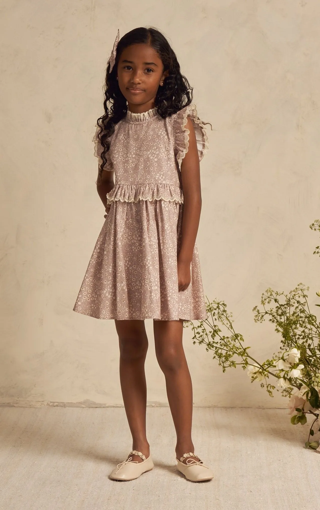 The Alice Dress by Noralee - Lavender Bloom - KIDS