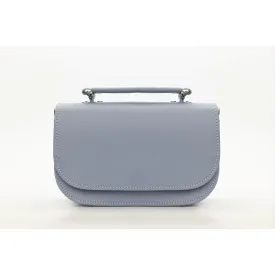 The Aqua - Handmade Leather Bag in  Lilac Grey