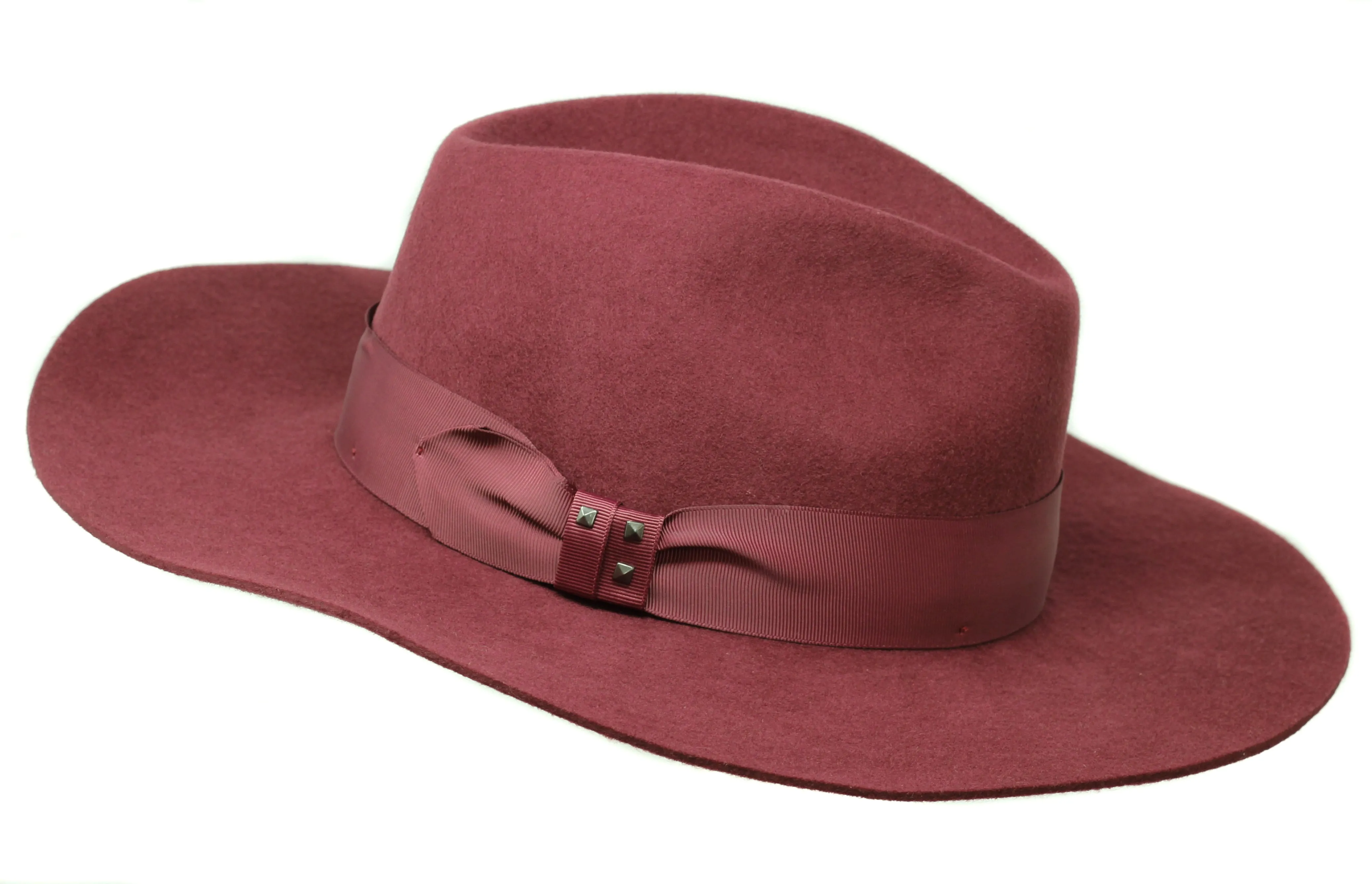 The Austin - Ladies Felt Hat with Ribbon Trim