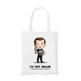 The Big Bang Theory Tote Bag - My Mother Had Me Tested