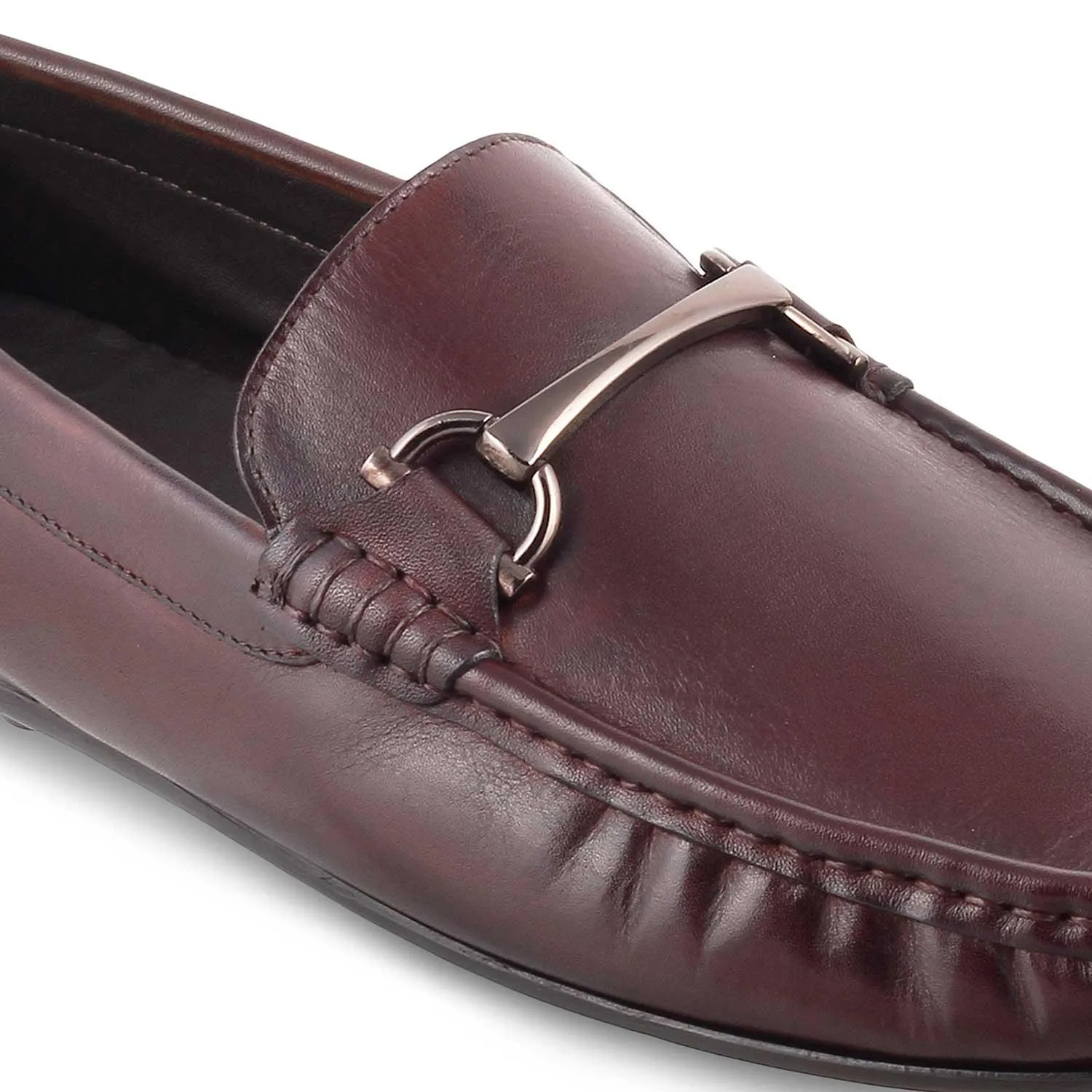 The Cecomf Brown Men's Leather Driving Loafers Tresmode