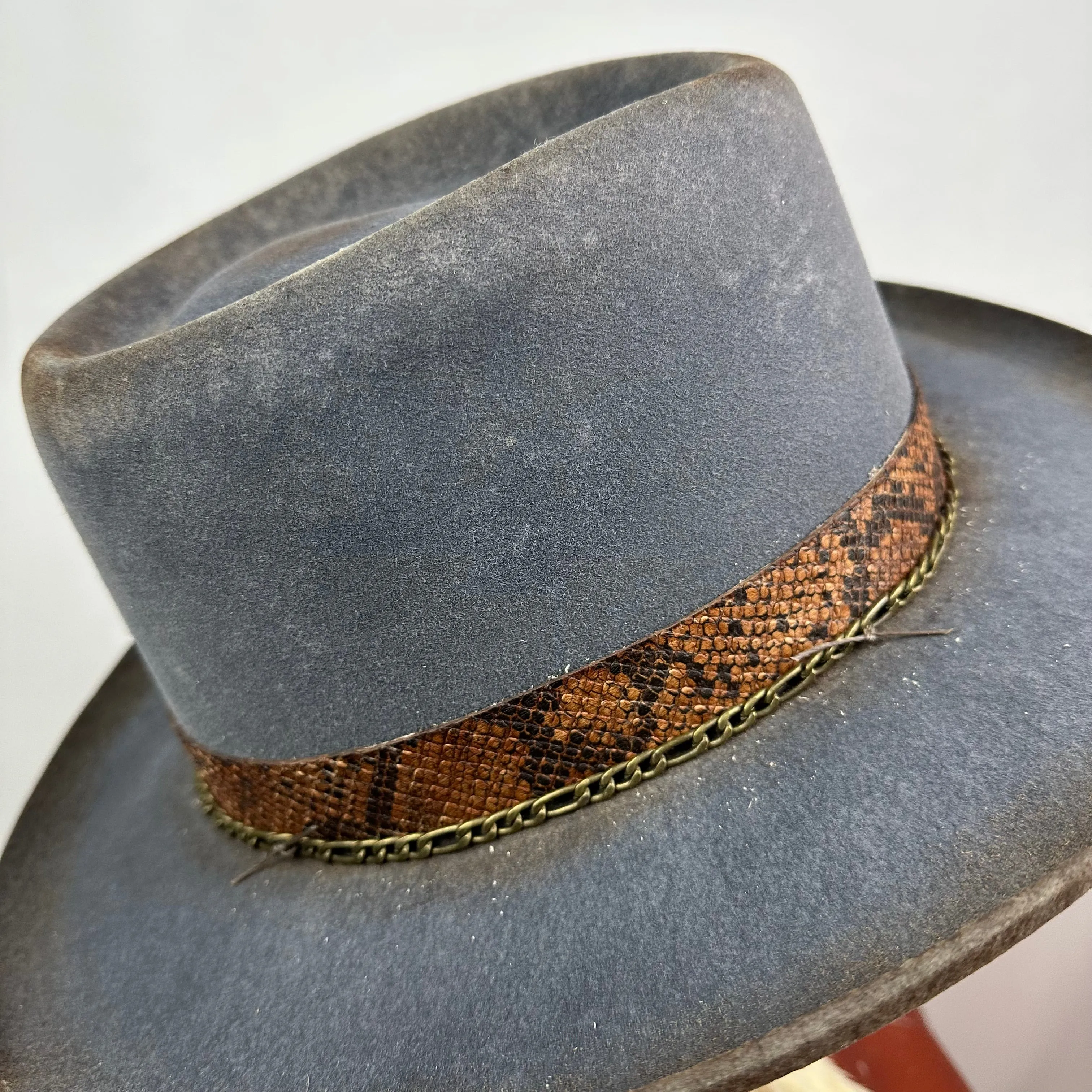 The Dirty Ronnie Charcoal Distressed Cowboy Hat