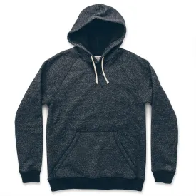 The Hoodie in Charcoal Fleck Fleece