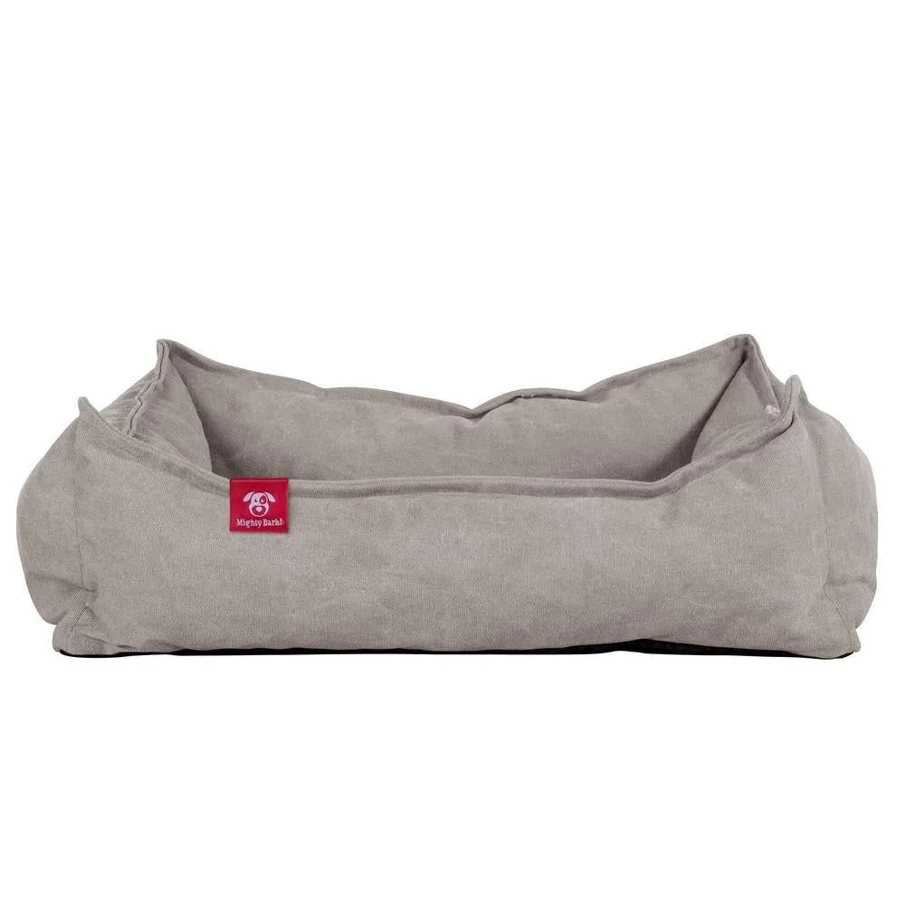 The Nest Orthopedic Memory Foam Dog Bed - Canvas Pewter