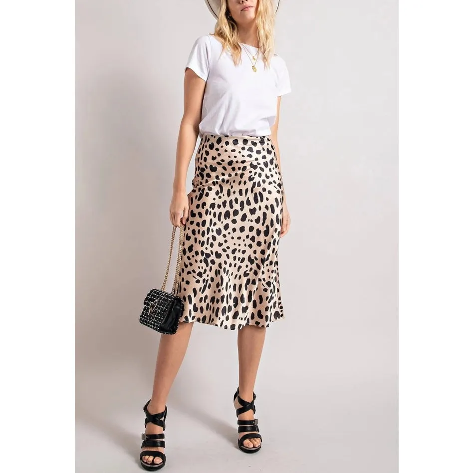 The Ninnie Skirt- leopard print