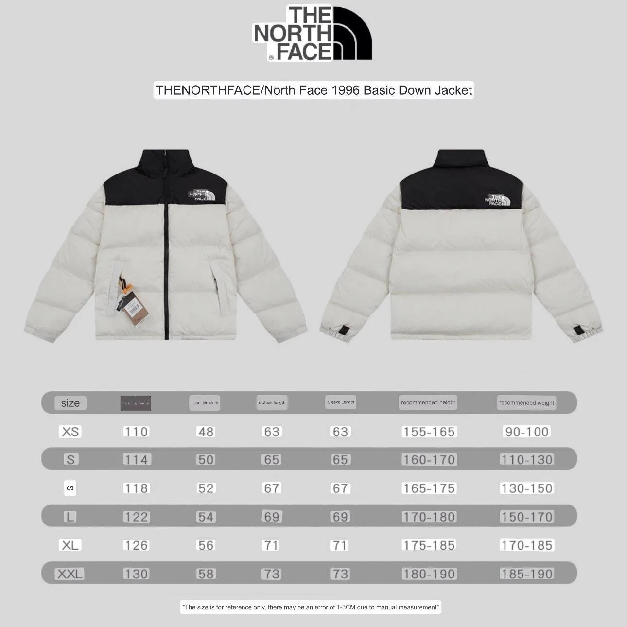 The North Face Nuptse White