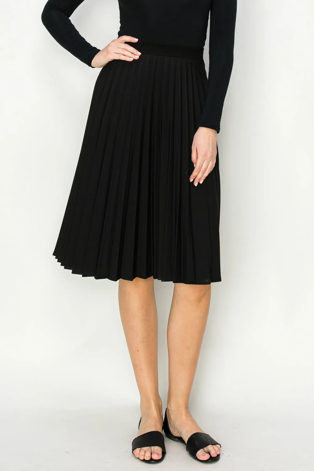 The Perfect Stick Pleated Skirt