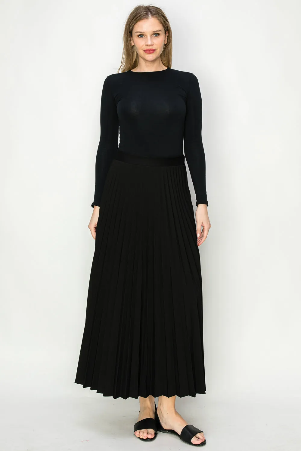 The Perfect Stick Pleated Skirt