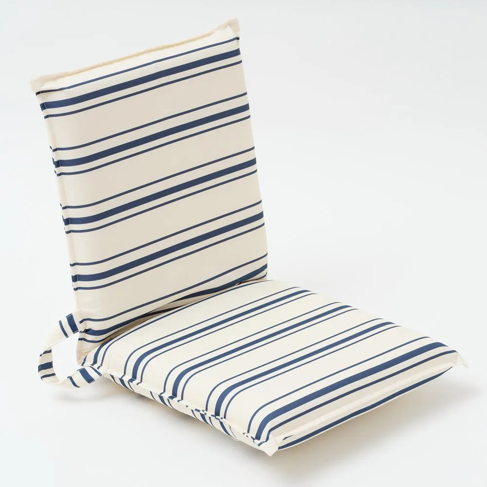 The Resort Lean Back Beach Chair Coastal - Blue