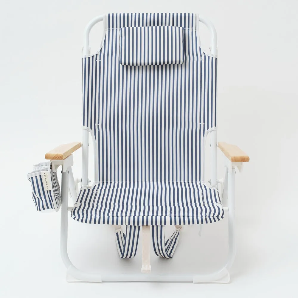 The Resort Luxe Beach Chair Coastal - Blue (COD Not Available)