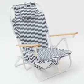 The Resort Luxe Beach Chair Coastal - Blue (COD Not Available)