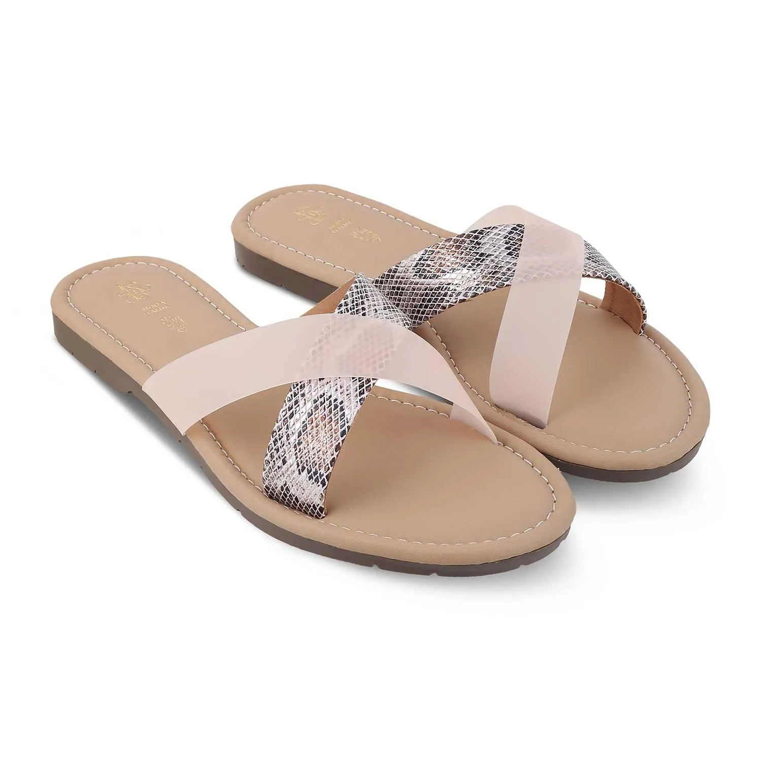 The Snek Pink Women's Dress Flats Tresmode