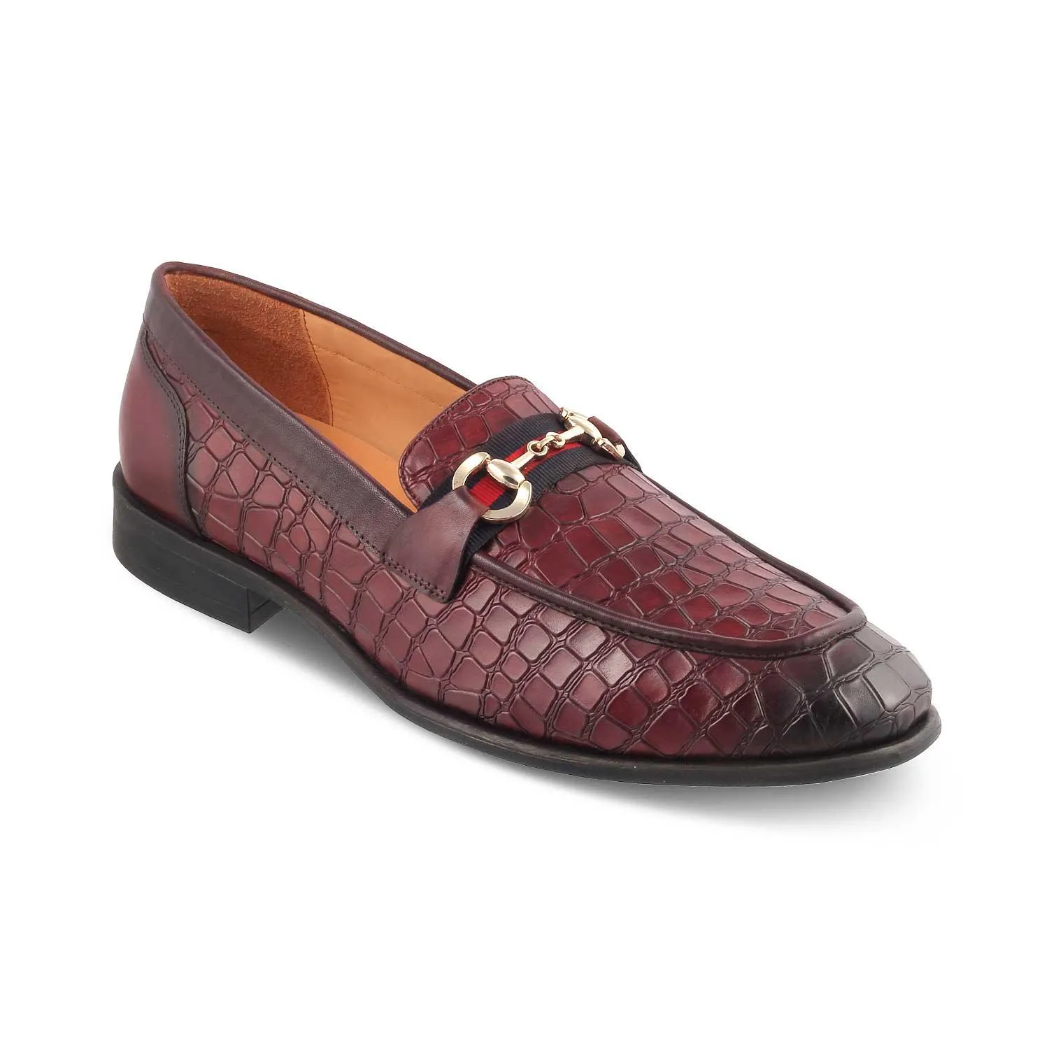 The Sweden Brown Men's Leather Loafers Tresmode