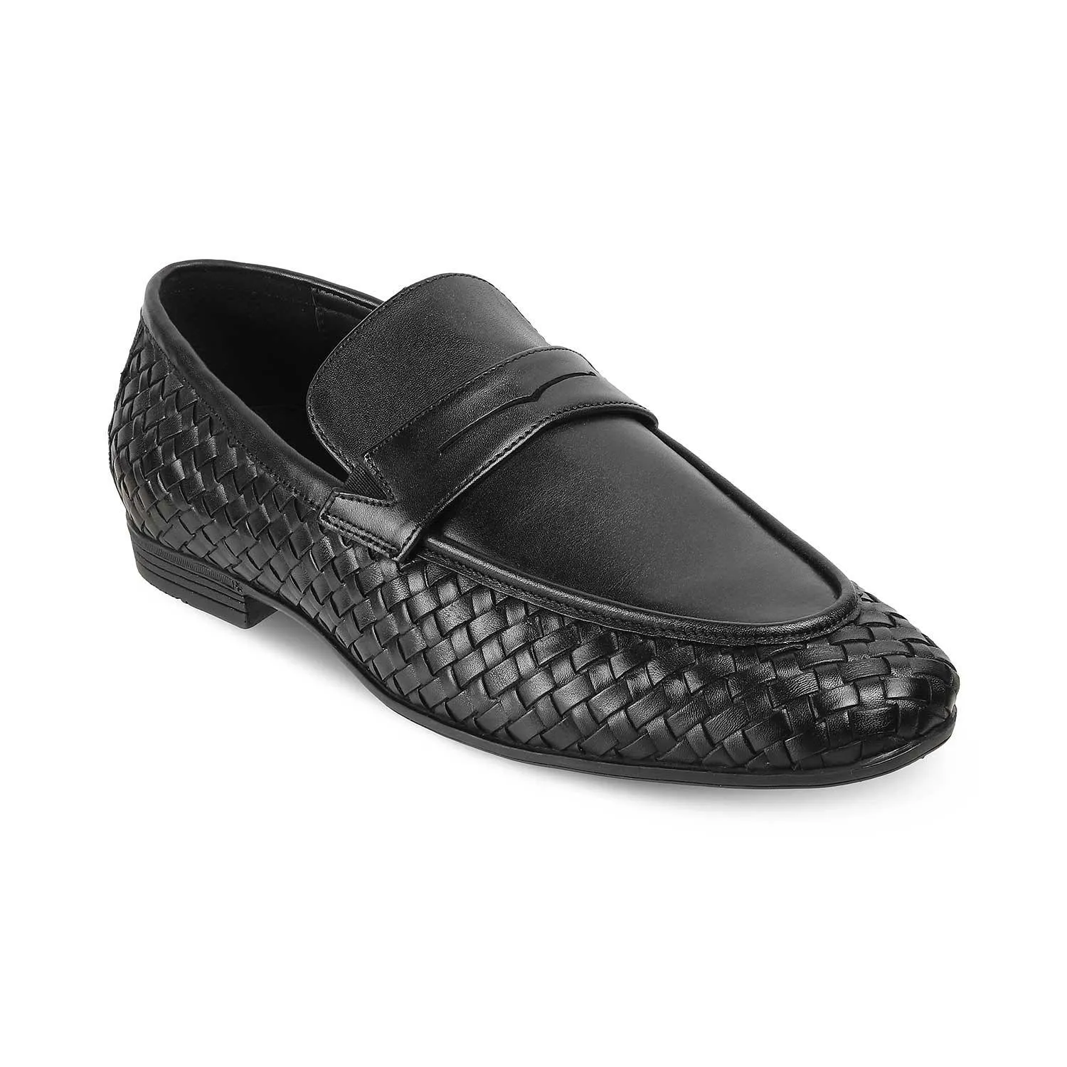 The Sydney Black Men's Leather Loafers