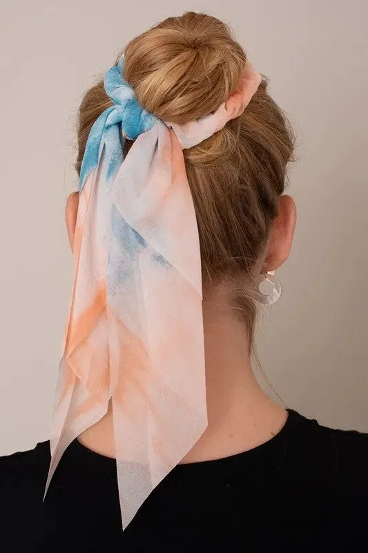 Tie-Die Multi-Function Scrunchy with Neckerchief