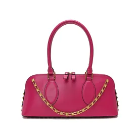 Tiffany & Fred East-West Smooth Leather Satchel Bag