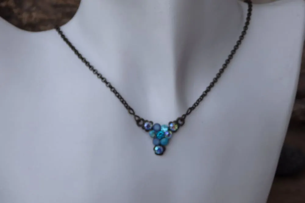 Tiny turquoise pendant