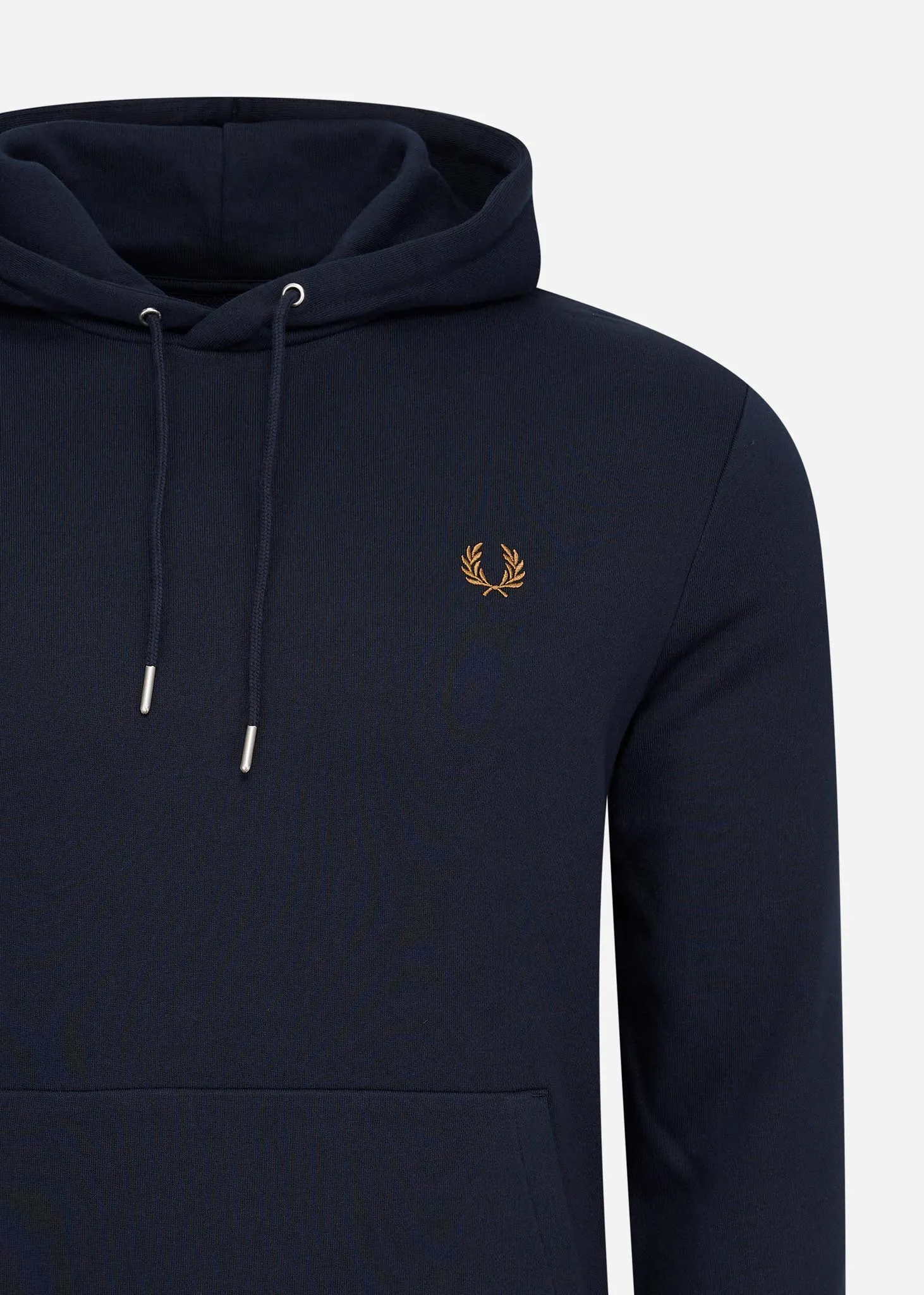 Tipped hooded sweatshirt - navy dark caramel