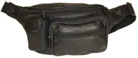 Top Quality Genuine Leather Waist Bag Fanny Pack with Cellphone Pocket  1305