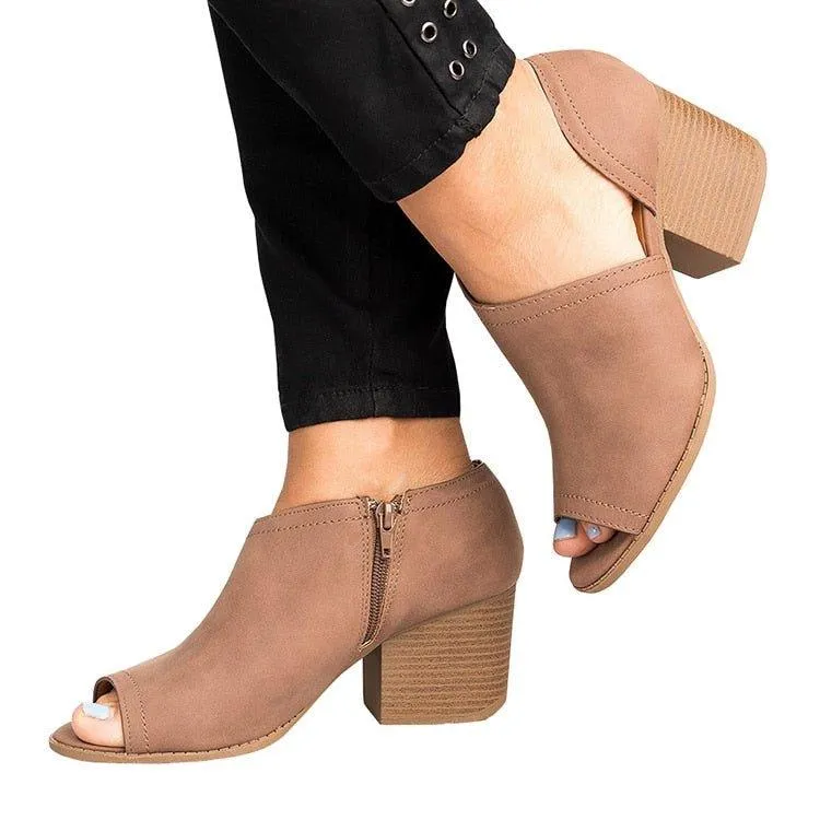 Toya Peep Toe Heels