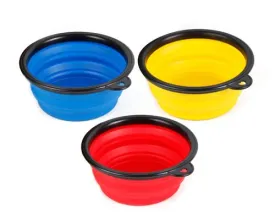 Travel Use Silicone Collapsible Dog Bowl Set of 3