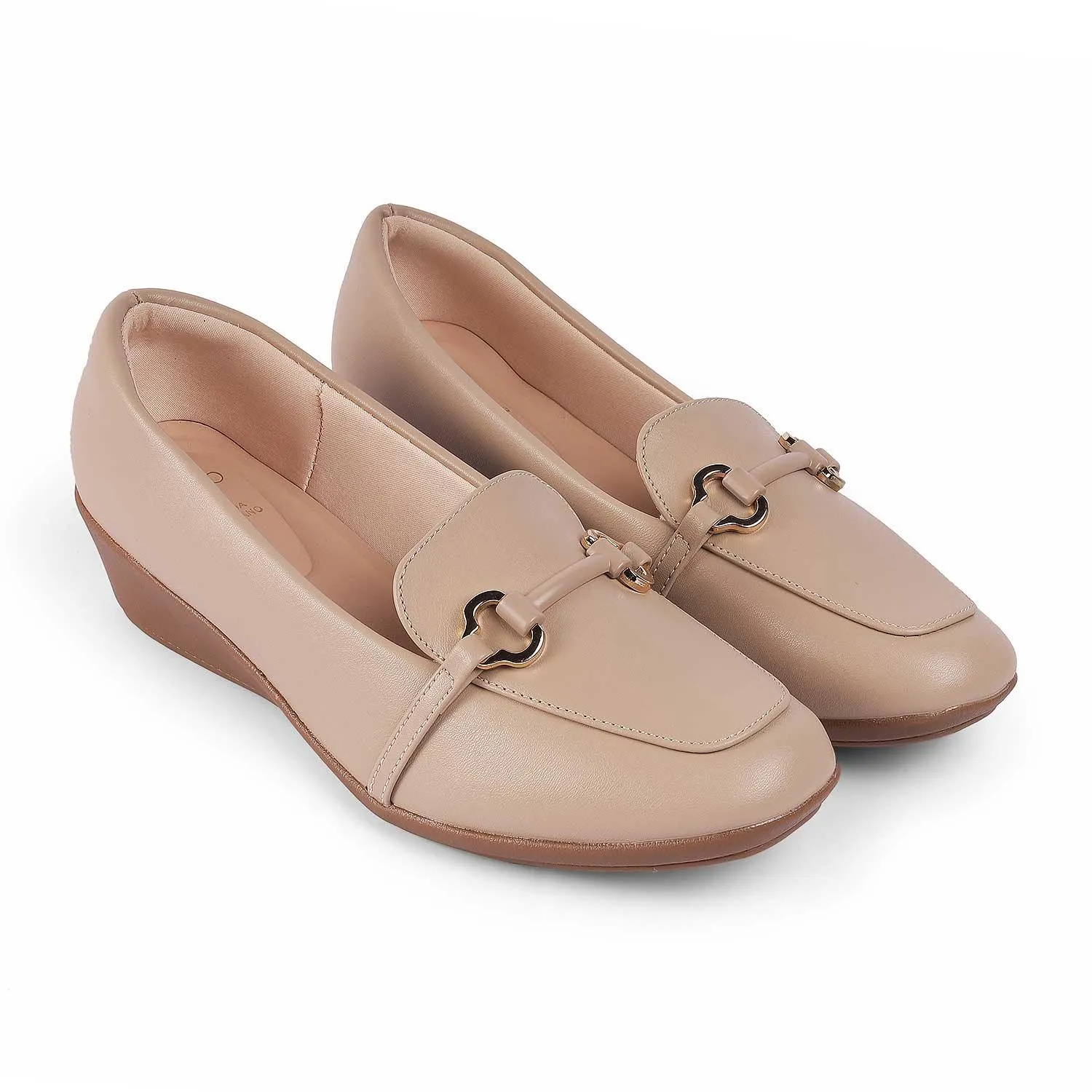 Tresmode Trevy Beige Women's Casual Sole Loafers