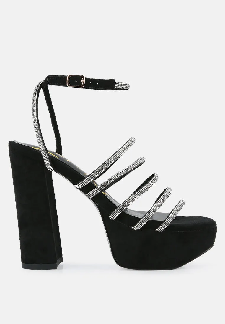 Tricks High Block Heel Sandals