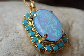 Turquoise Opal Necklace