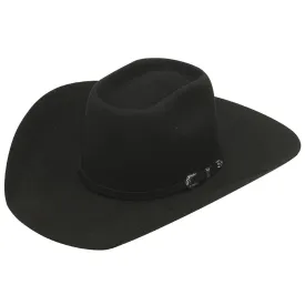 Twister Black 5X Australian Wool Blend Felt Western Hat