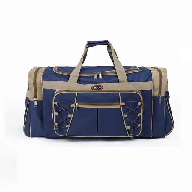 Two Tone Classic Duffel Bag