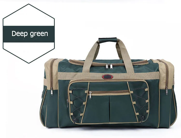 Two Tone Classic Duffel Bag