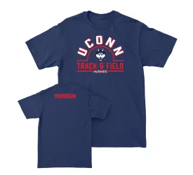 UConn Track & Field Arch Navy Tee - Marc Morrison