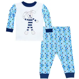 Under the Nile Organic Kids Pajamas - Prism Navy