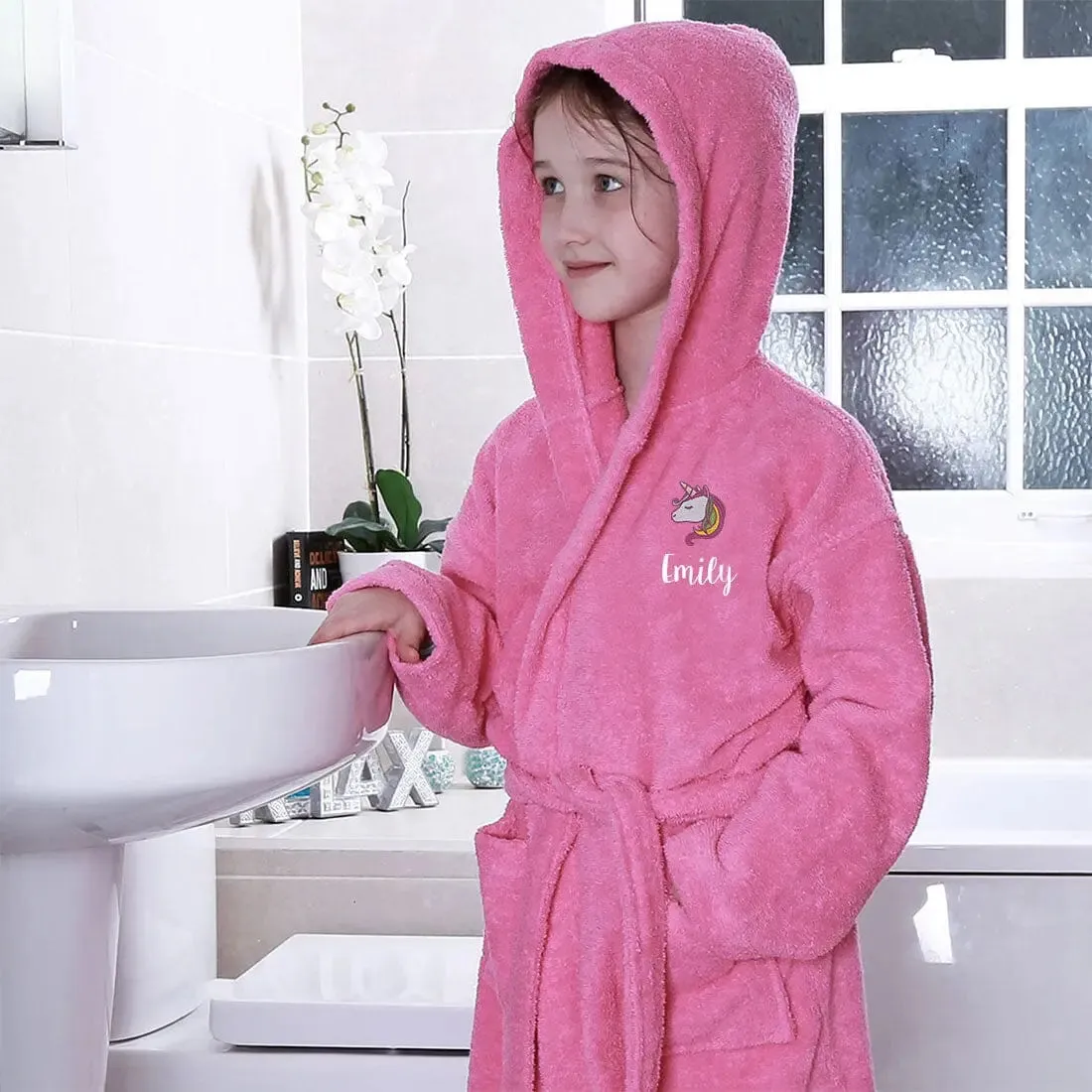 Unicorn Hooded Dressing Gown