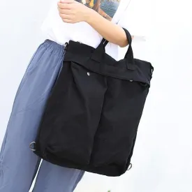 Unique Robes Boho black Canvas Square Backpack