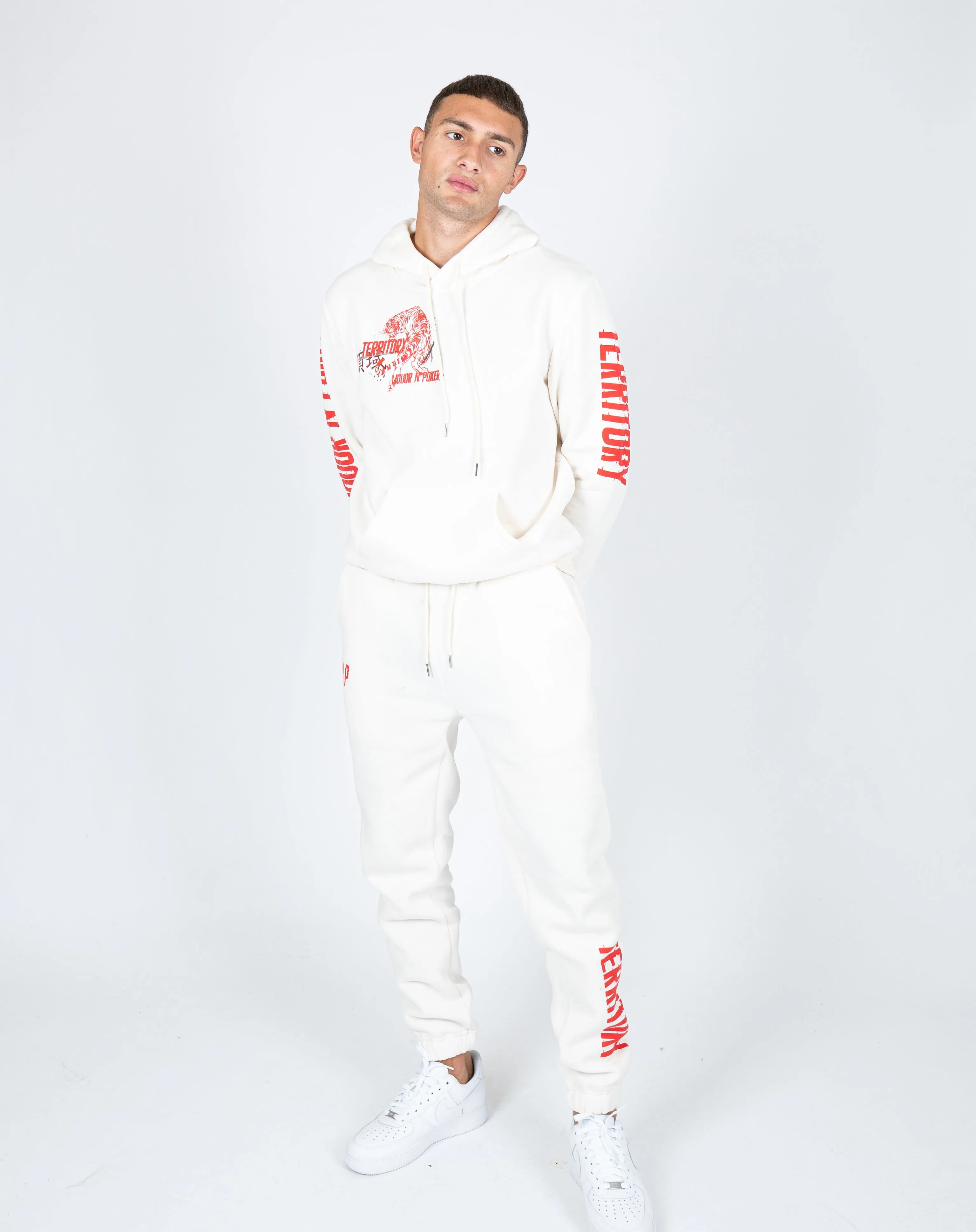 Unisex Territory Jogger In Off White