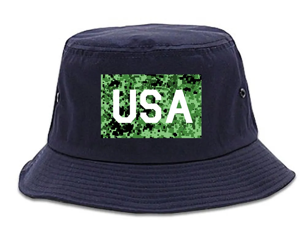 USA Digital Camo Army Mens Bucket Hat