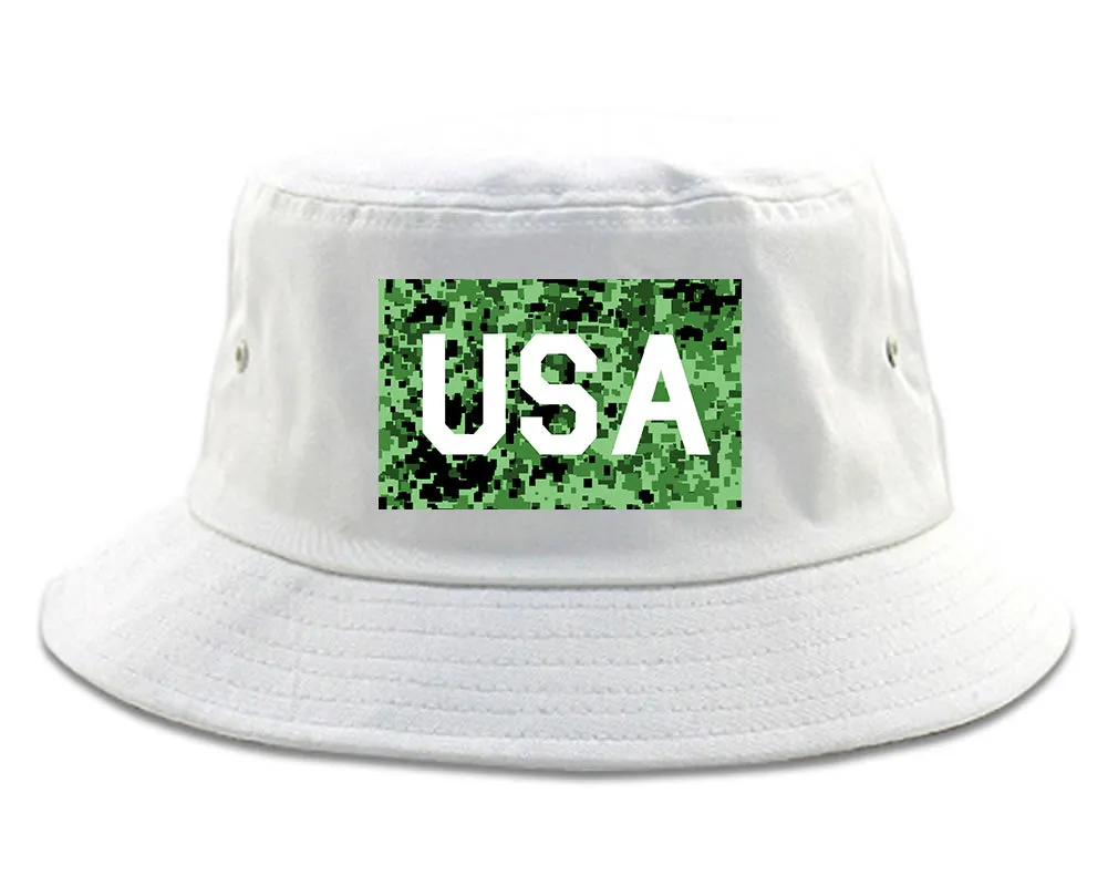 USA Digital Camo Army Mens Bucket Hat