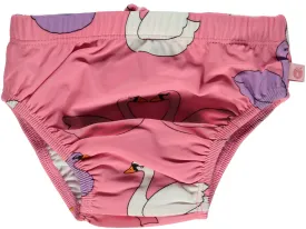 UV50 Diaper swimpants with Swan