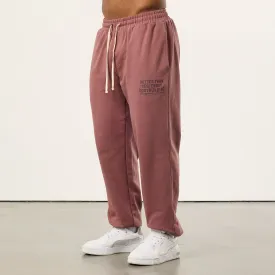 Vanquish Bodybuilding Dark Mauve Oversized Sweatpants