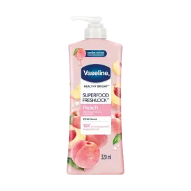 Vaseline Super Food Fresh Lock Peach Body Lotion 320ml