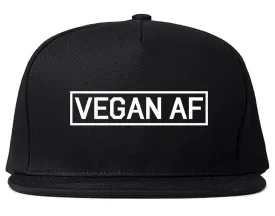 Vegan AF Vegetarian Mens Snapback Hat